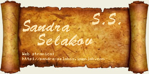 Sandra Selakov vizit kartica
